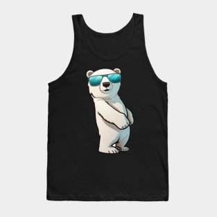 Cool Polar Bear Tank Top